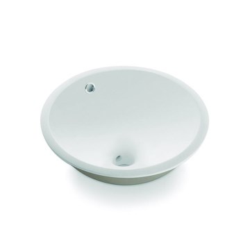 Bathco 0052 - Ugradbeni umivaonik CERDENA, promjer 38 cm, porculan/bijela