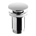 Bathco 0211 - Ispust za umivaonik s preljevom CLICK-CLACK, promjer 6 cm, sjajni krom