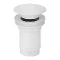 Bathco 0212BL - Umivaonikov odvod bez prelijevanja CLICK-CLACK, promjer 6 cm, mat bijela