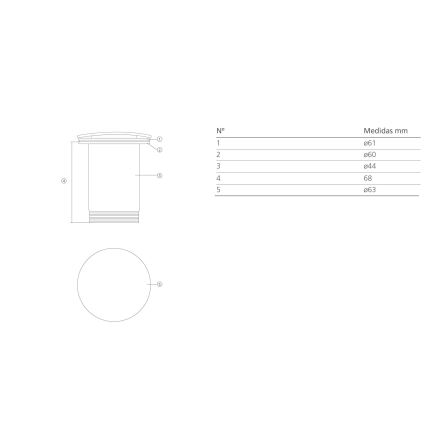 Bathco 0212MT - Umivaonski CLICK-CLACK ispust bez prelijevanja, promjer 6 cm, sjajni krom / mat bijela