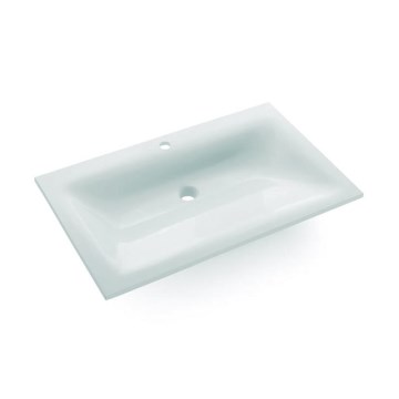 Bathco 0507 - Ugrađeni umivaonik MONACO 60x50 cm smola/bijela