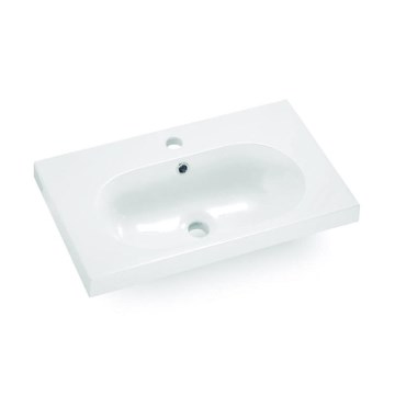 Bathco 0516 - Umivaonik za ugradnju ICE 60x35 cm smola/bijela