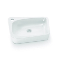 Bathco 4001 - Nadgradni umivaonik ARAGON 50x40,5 cm porculan/bijela