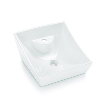 Bathco 4002 - Nadgradni umivaonik SORIA 40x41 cm porculan/bijela