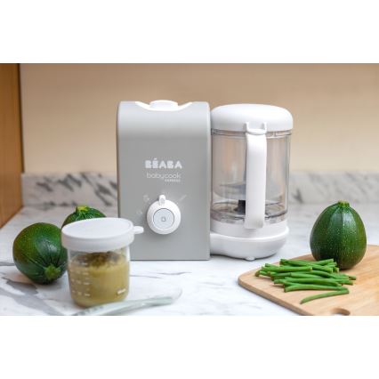 Beaba - Kuhalo na paru 2u1 BABYCOOK EXPRESS siva