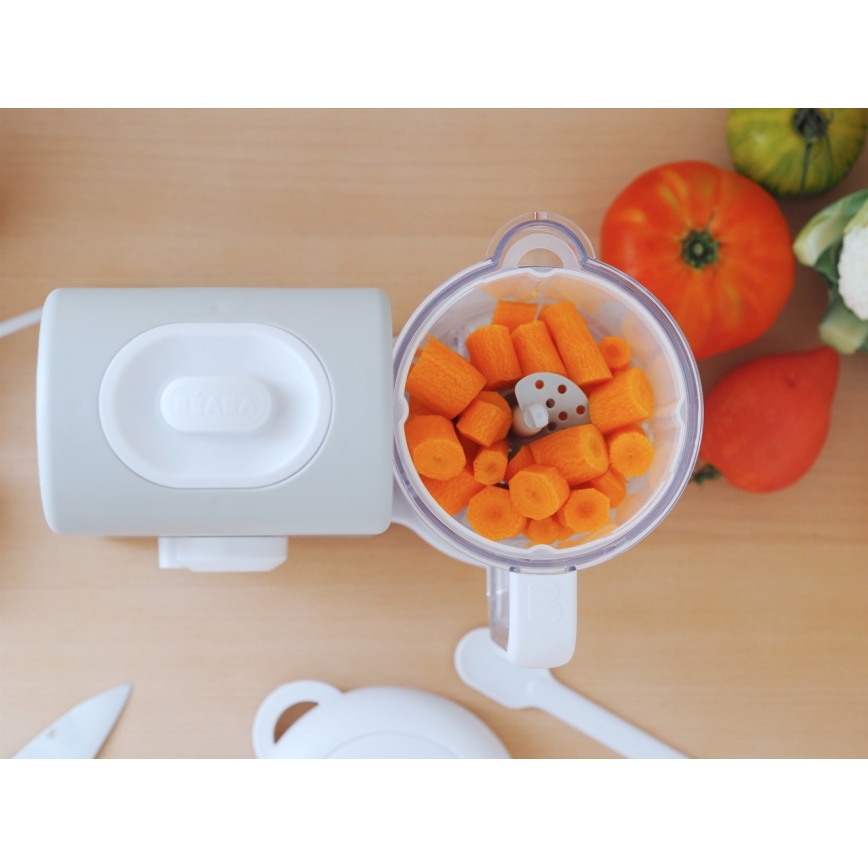 Beaba - Kuhalo na paru 2u1 BABYCOOK EXPRESS siva