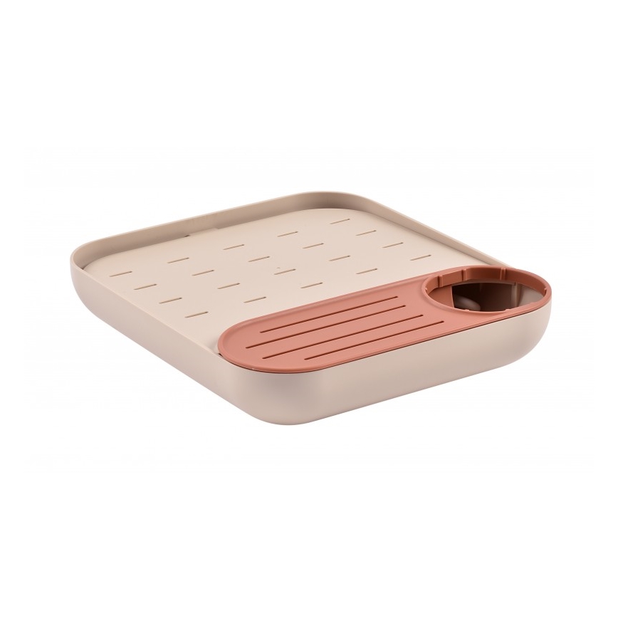 Beaba - Ocjeđivač za boce bež/oranž