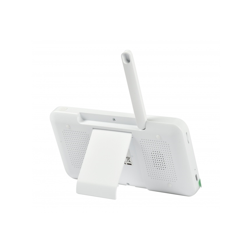 Beaba - Pametni punjivi dječji video monitor ZEN NIGHT 720p, 5V, 4000 mAh, Wi-Fi, bijela