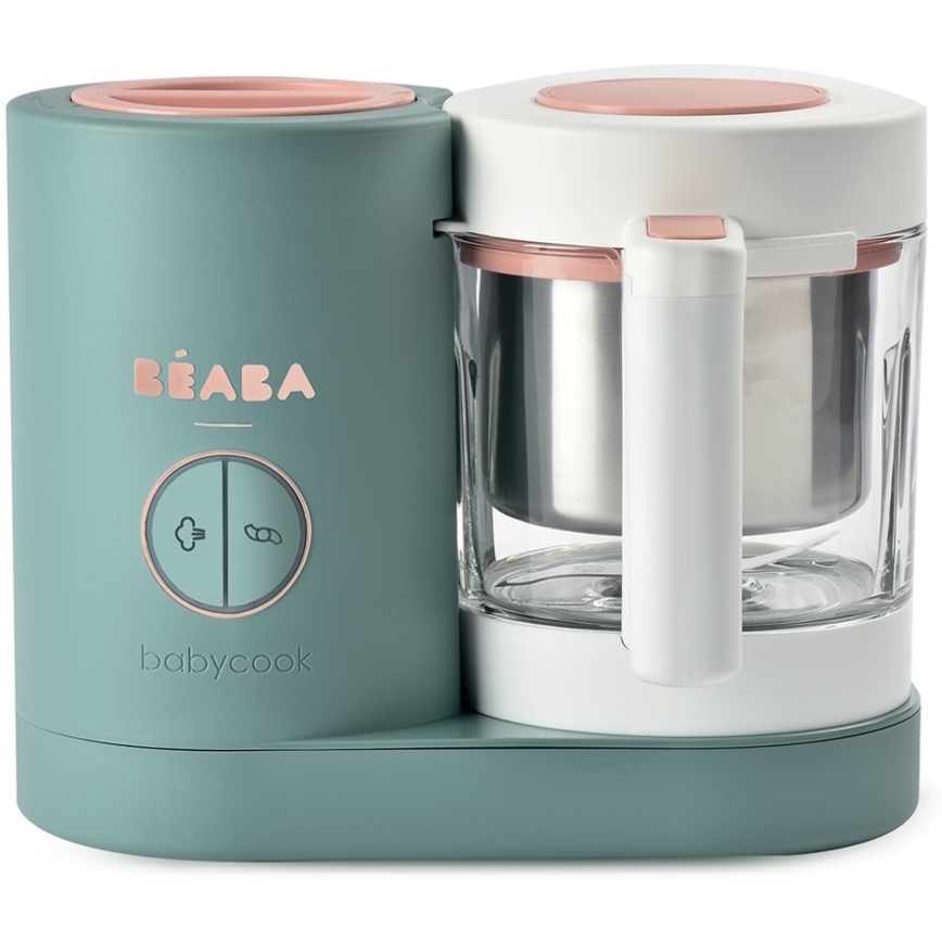 Beaba - Parni kuhalo 2u1 BABYCOOK NEO zelena/bijela