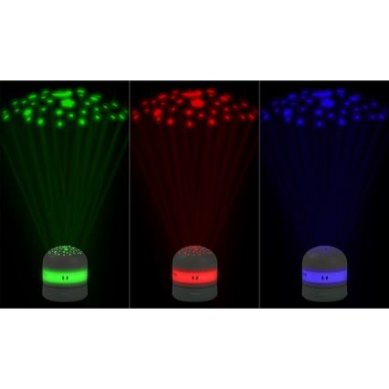 Beaba - Projektor s melodijom PIXIE USB/5V 1300 mAh zelena
