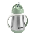 Beaba - Termoizolacijska čaša sa slamkom 250 ml zelena
