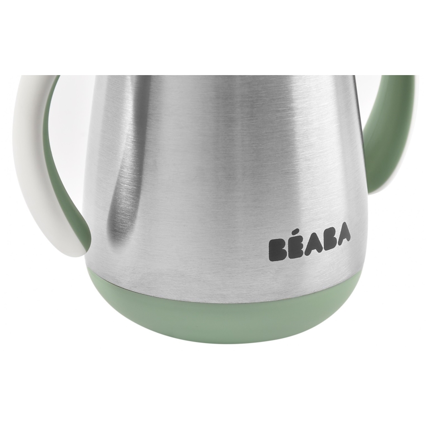 Beaba - Termoizolacijska čaša sa slamkom 250 ml zelena