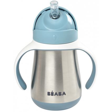 Beaba - Termoizolirana šalica s slamkom 250 ml plava
