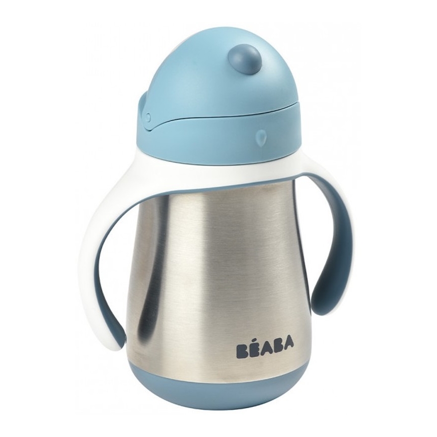 Beaba - Termoizolirana šalica s slamkom 250 ml plava
