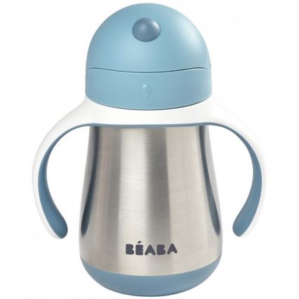 Beaba - Termoizolirana šalica s slamkom 250 ml plava