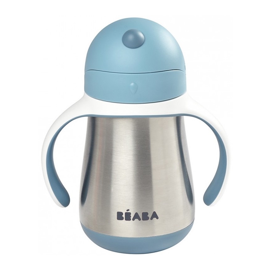 Beaba - Termoizolirana šalica s slamkom 250 ml plava