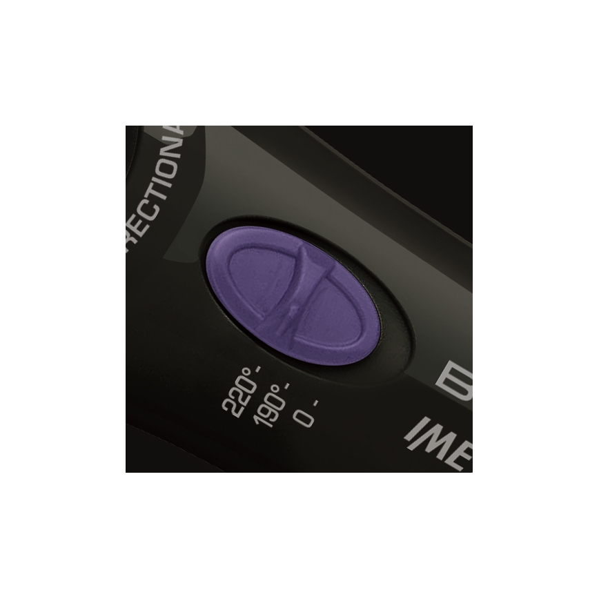 Bellissima 11307 - Rotirajuća uvijačica za kosu RICCI&CURL 230V crna/ljubičasta