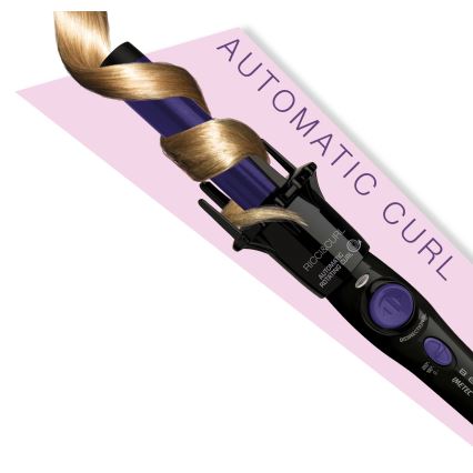 Bellissima 11307 - Rotirajuća uvijačica za kosu RICCI&CURL 230V crna/ljubičasta