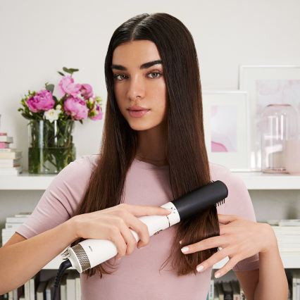 Bellissima 11847 - Vruća zračna četka 8 u 1 AIR WONDER 1000W/230V bijela/zlatna