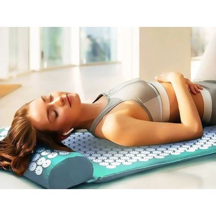 Beper - Akupresurna prostirka i jastuk u mint nijansi