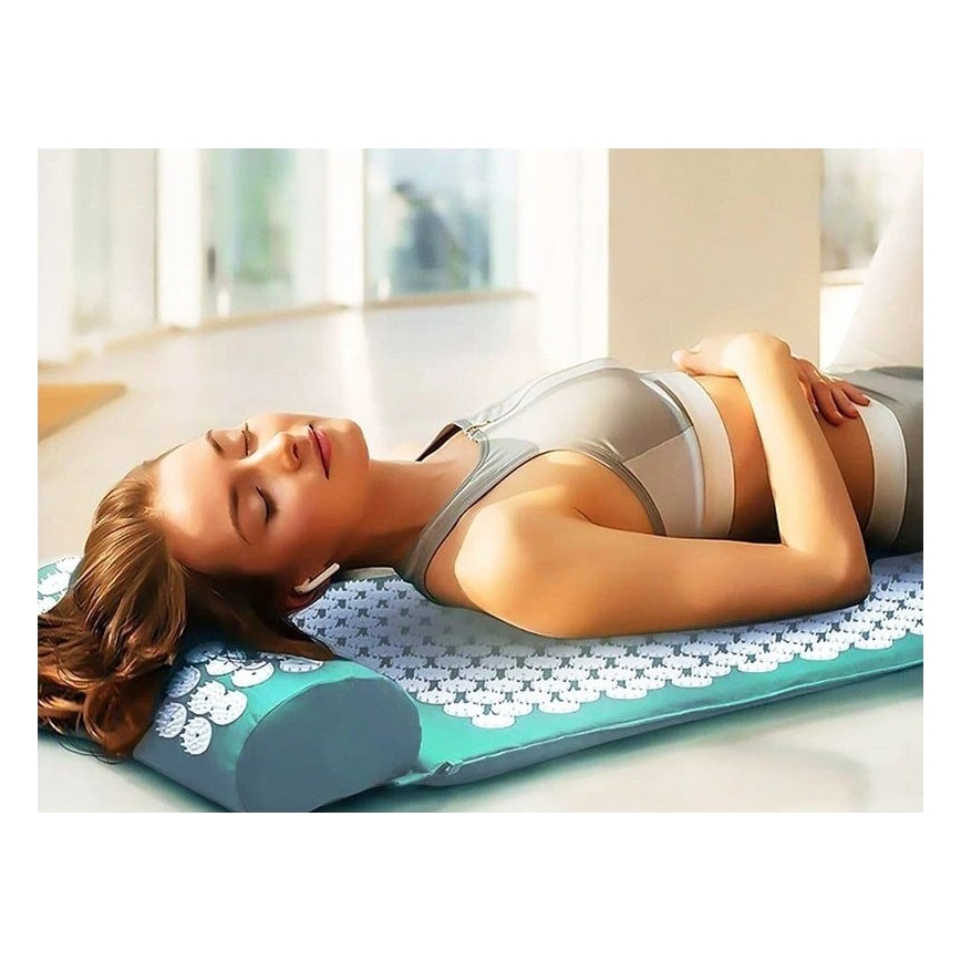 Beper - Akupresurna prostirka i jastuk u mint nijansi