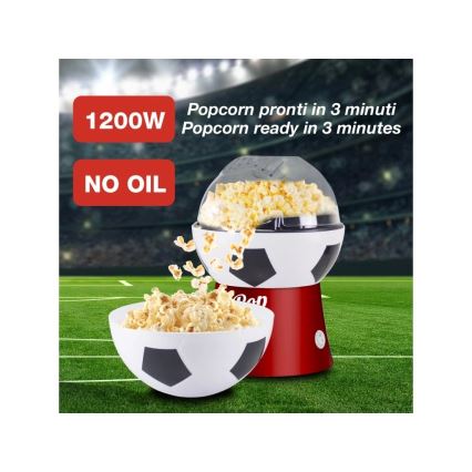 Beper - Aparat za kokice 1200W/230V nogometna lopta