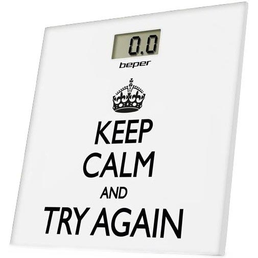 Beper - Digitalna osobna vaga s LCD zaslonom 1xCR2032