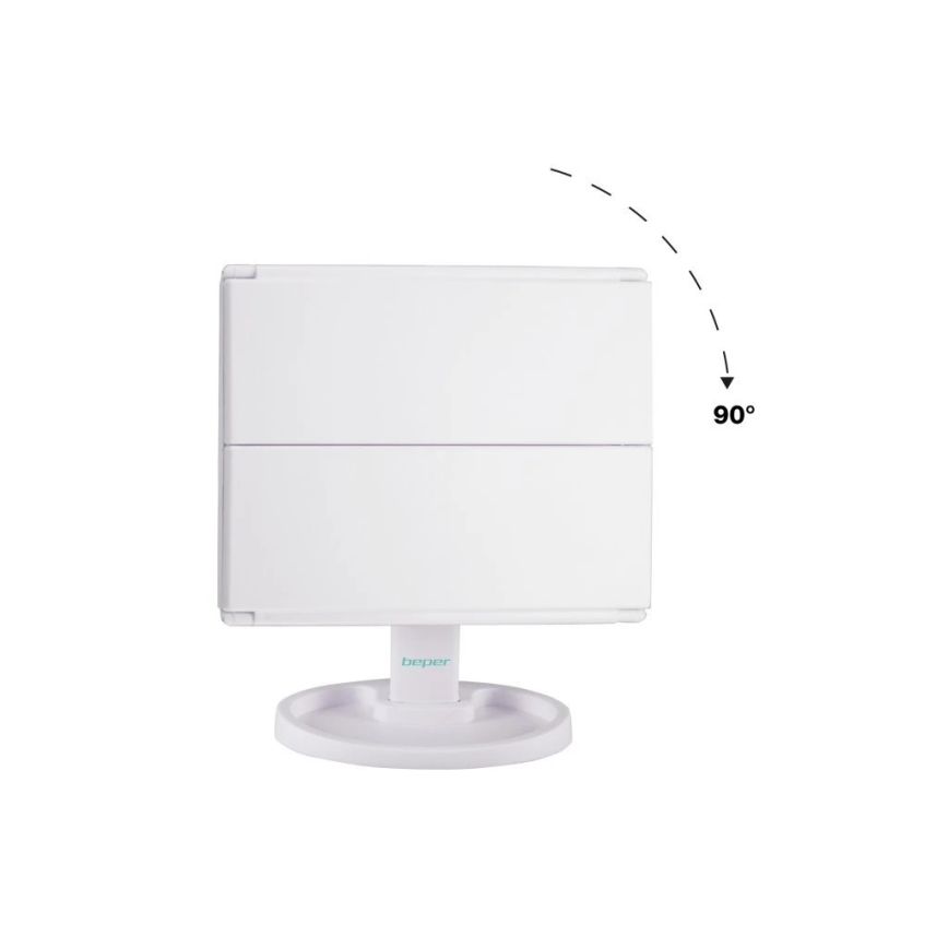 Beper - Kozmetičko ogledalo s LED osvjetljenjem 4xAAA/5V