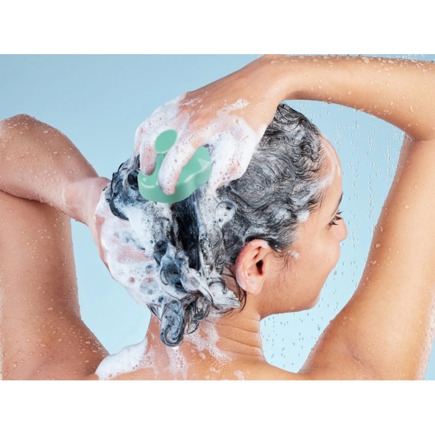 Beper - Masažna četka za vlasište mint zelena