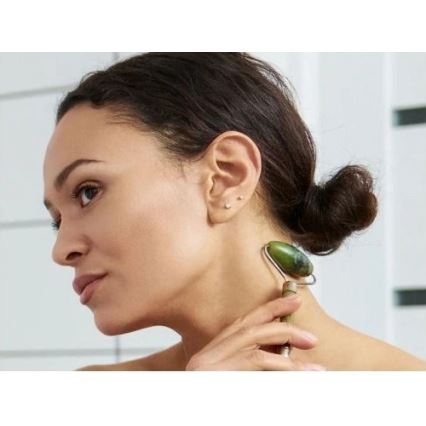 Beper - Masažni valjak i Gua Sha kamen od žada