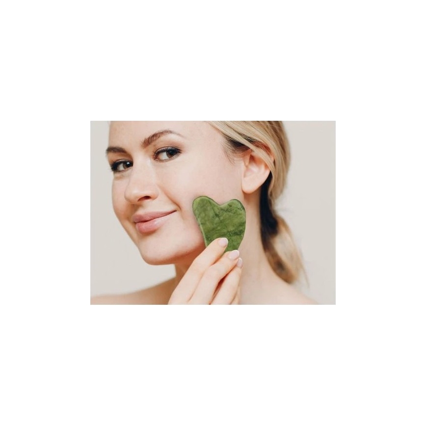 Beper - Masažni valjak i Gua Sha kamen od žada