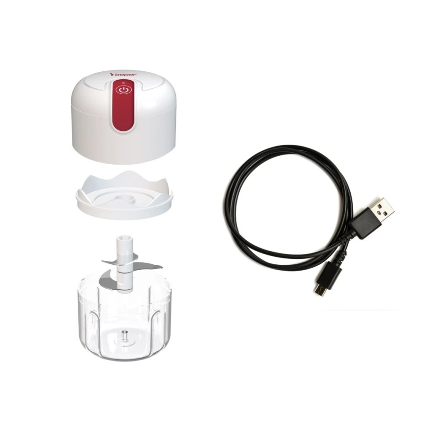 Beper - Punjiva sjeckalica 30 W / 5 V, 1500 mAh, 250 ml