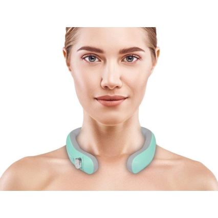 Beper - Punjivi EMS masažer za vrat 5V/900 mAh, u mint boji