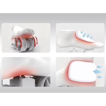 Beper – Shiatsu masažer za stopala 36W/230V s daljinskim upravljačem