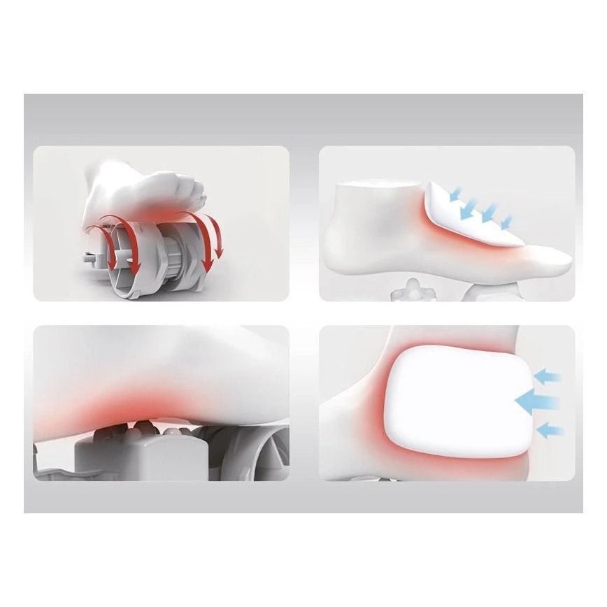 Beper – Shiatsu masažer za stopala 36W/230V s daljinskim upravljačem