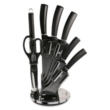 BerlingerHaus - Set noževa od nehrđajućeg čelika u stalku 8 kom crna