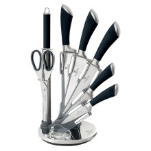 BerlingerHaus - Set noževa od nehrđajućeg čelika u stalku 8 kom srebrna/crna