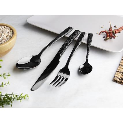 BerlingerHaus - Set od nehrđajućeg čelika s 24 komada, crni