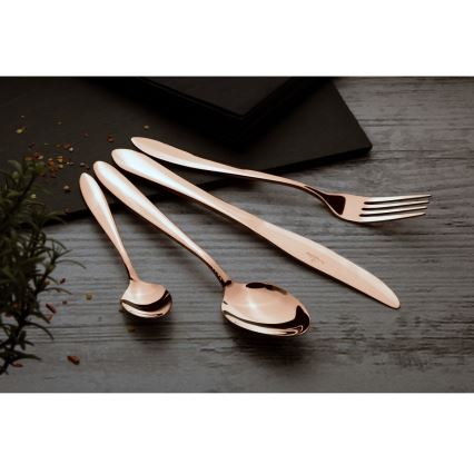 BerlingerHaus - Set od nehrđajućeg čelika s priborom za jelo 24 komada u boji ružičastog zlata