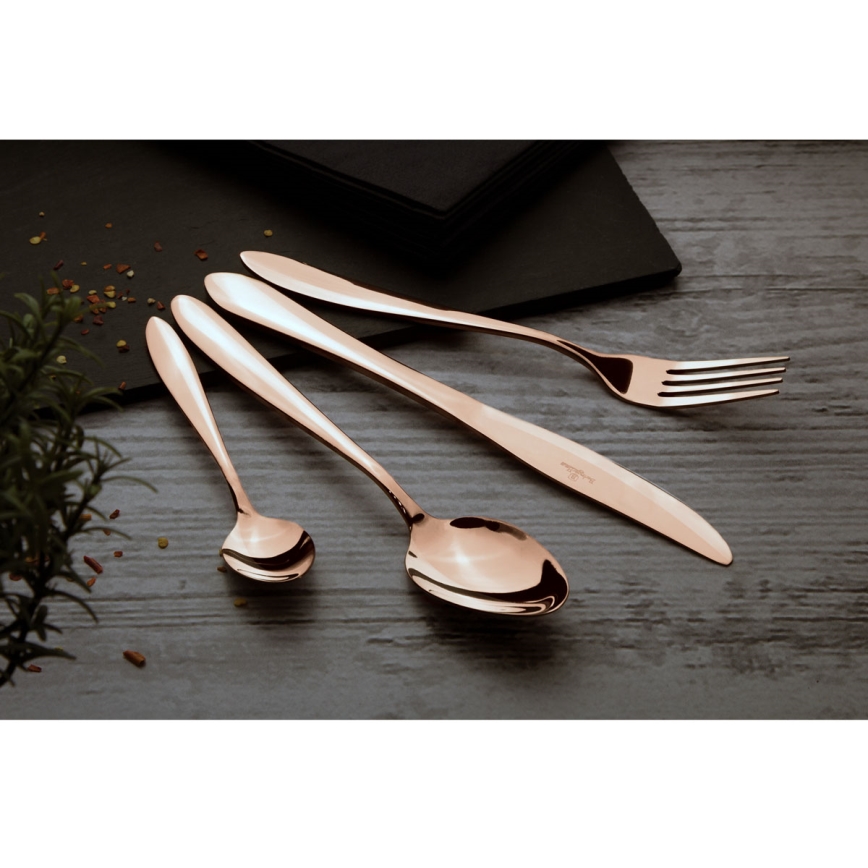 BerlingerHaus - Set od nehrđajućeg čelika s priborom za jelo 24 komada u boji ružičastog zlata