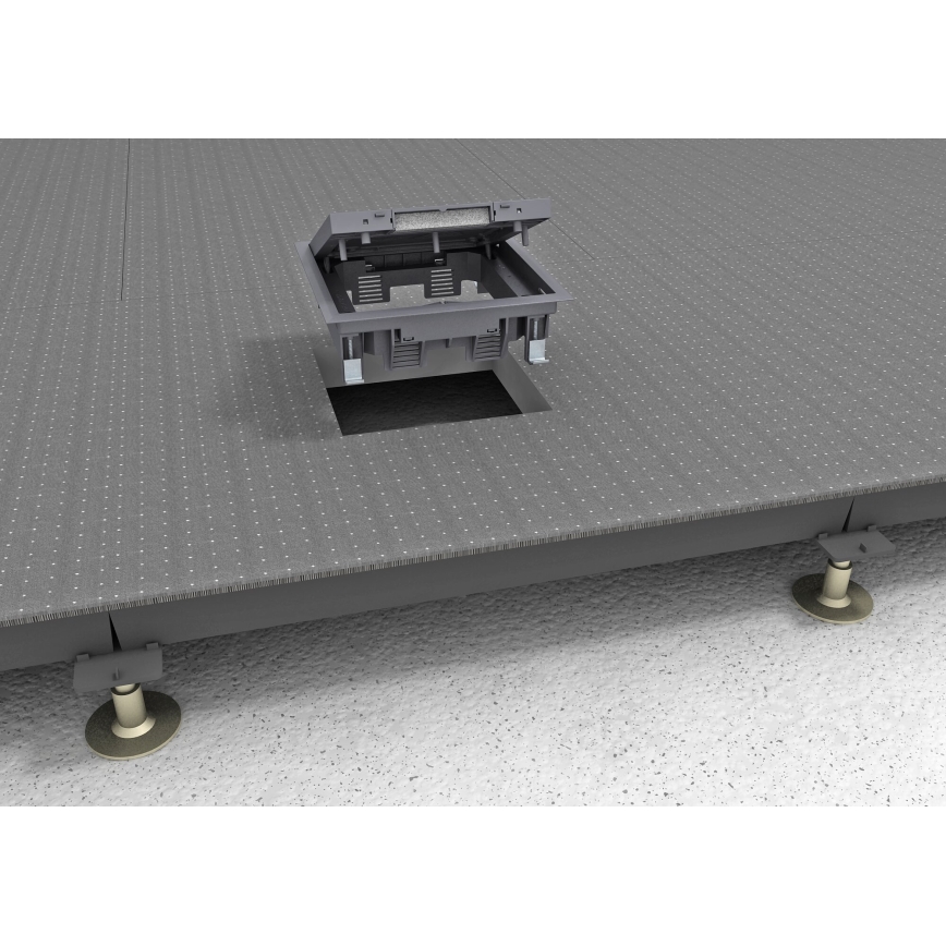BETTERMANN - Podna kutija za povišeni pod 12 modula (6 uređaja 45x45)