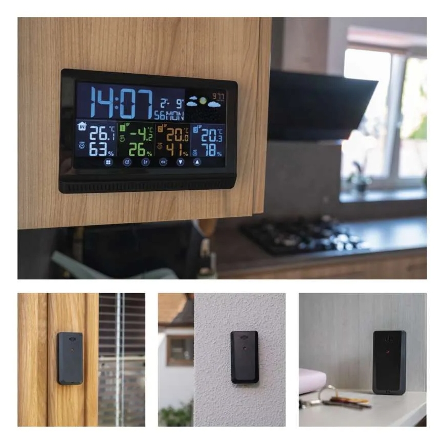 Bežična meteorološka stanica 5V/3xAAA + 2xAAA