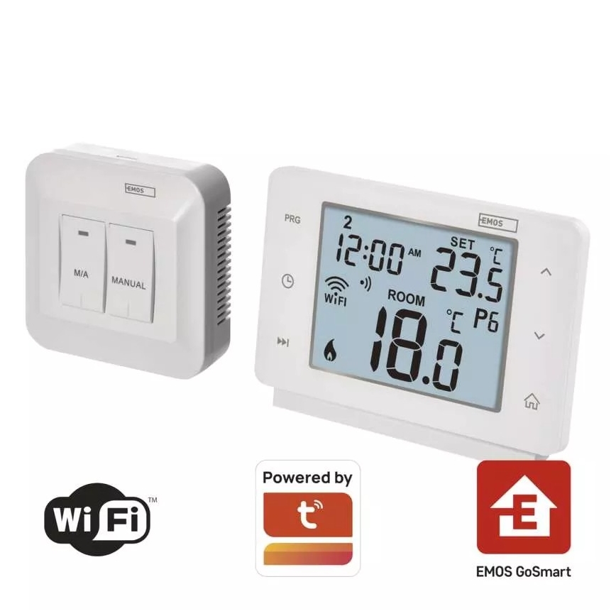 Bežični digitalni termostat GoSmart 230V/16A Wi-FI Tuya