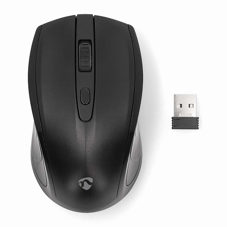 Bežični miš 800/1200/1600 DPI 2xAAA crna