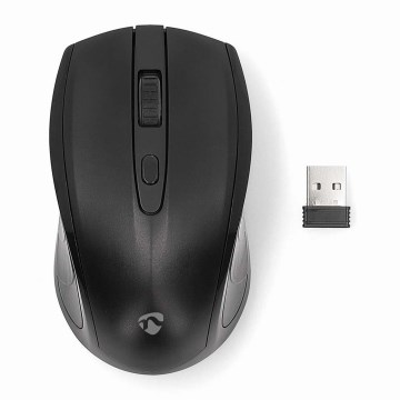 Bežični miš 800/1200/1600 DPI 2xAAA crni