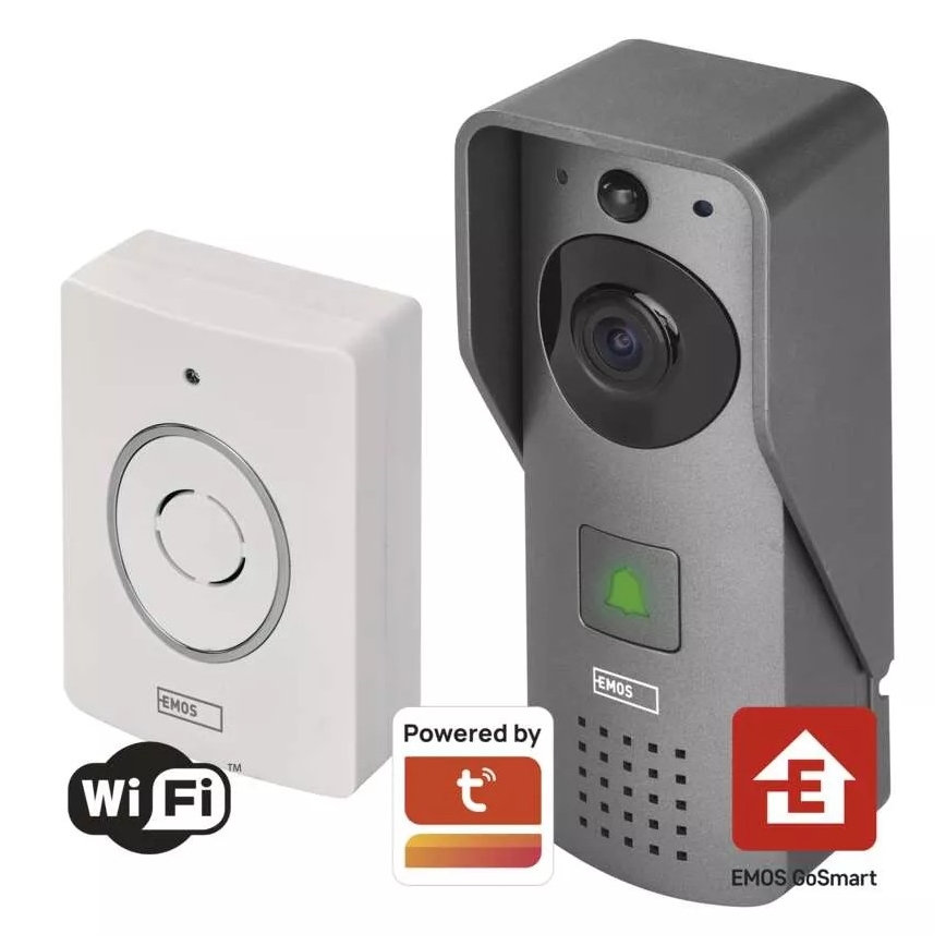 Bežični portafon sa senzorom pokreta GoSmart 12V 3xAA IP44 Wi-Fi Tuya