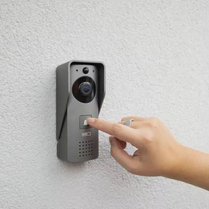 Bežični video zvono s senzorom pokreta GoSmart 12V/3xAA IP44 Wi-Fi Tuya