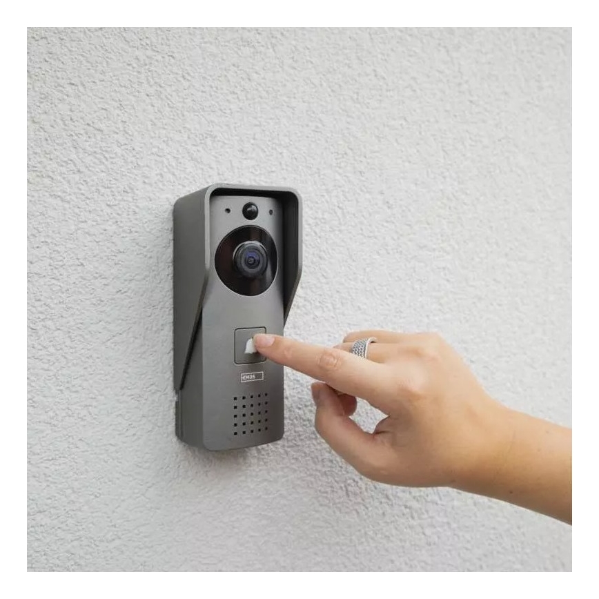 Bežični video zvono s senzorom pokreta GoSmart 12V/3xAA IP44 Wi-Fi Tuya