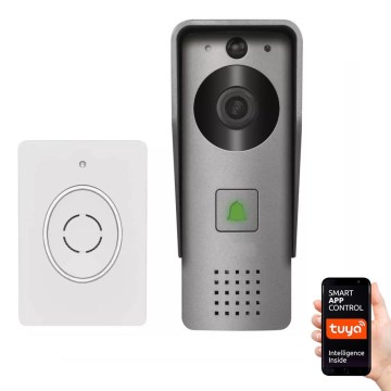 Bežični video zvono s senzorom pokreta GoSmart 12V/3xAA IP44 Wi-Fi Tuya