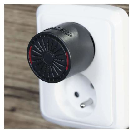 Bežični zvonac za utičnicu 230V + 1xCR2032 crni